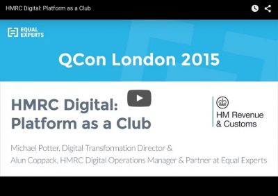 HMRC Digital: Platform as a Club