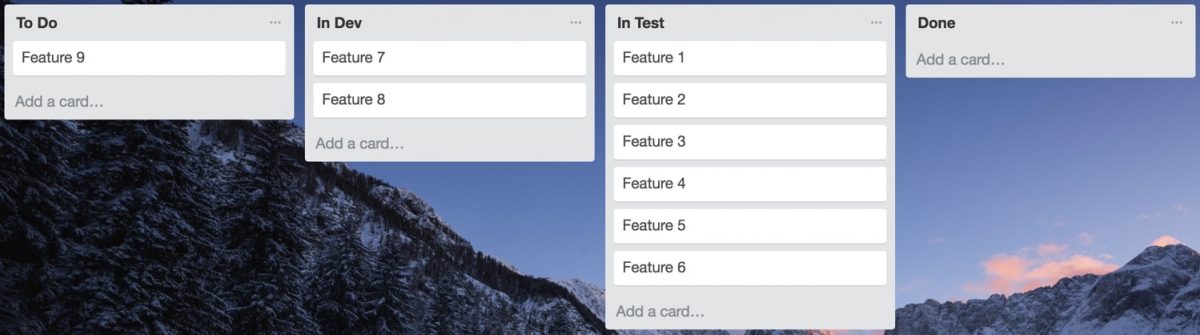 Trello - a simple agile board