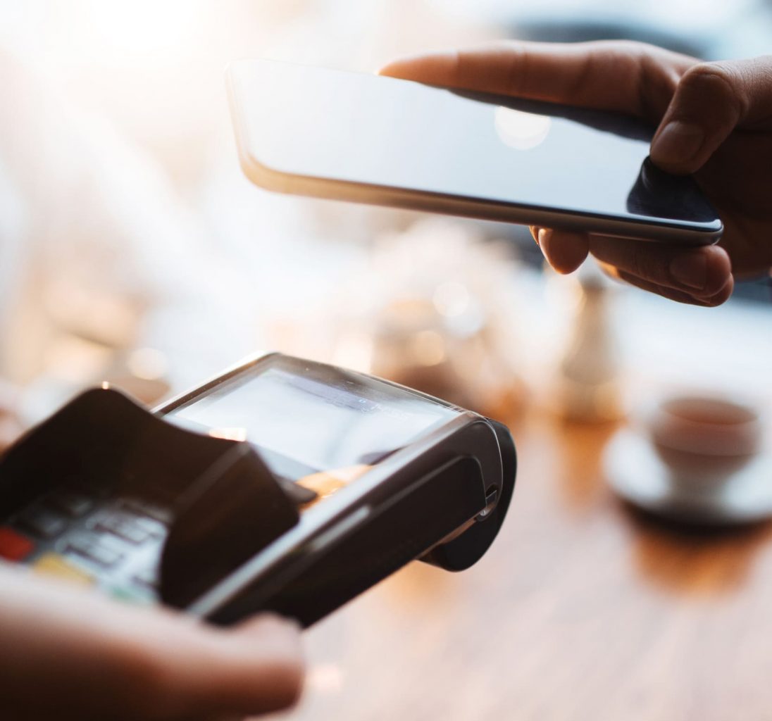 using a smart phone's digital wallet to make a payment