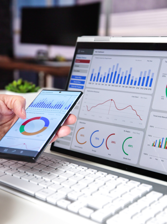 Superannuation observability dashboards viewed on a computer screen