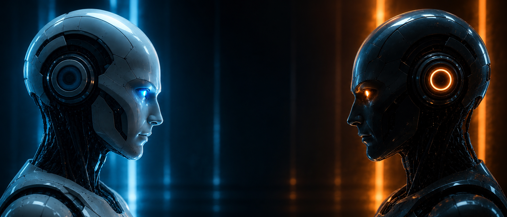 Two AI shopping agents face off, illustrating conflicts of interest between retailers, customers and technology platforms in agentic commerce.