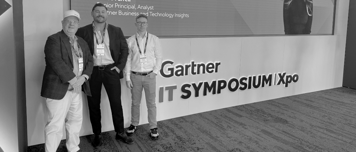 Ken Gallacher, Matthew Waugh and Jonathan Milgate at Gartner IT Symposium/Xpo Gold Coast, Australia, September 2026.